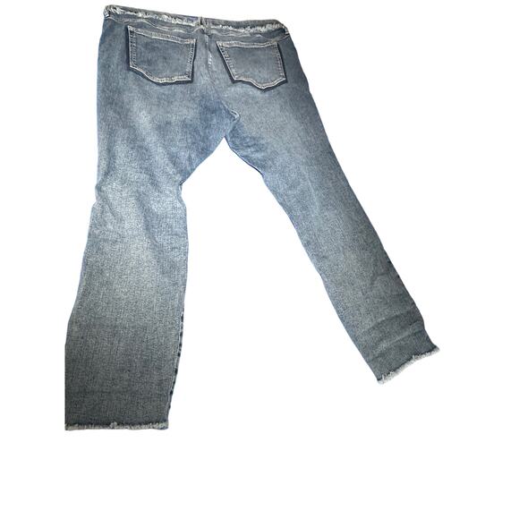 Good American Good Legs Under Fray Waistband Jeans • Size 26 • High Rise Skinny - Picture 2 of 7